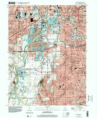 Download a high-resolution, GPS-compatible USGS topo map for Maywood, IN (2002 edition)
