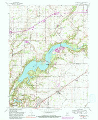 Download a high-resolution, GPS-compatible USGS topo map for Mc Cordsville, IN (1991 edition)
