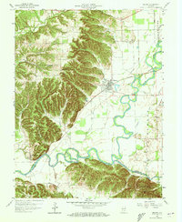 Download a high-resolution, GPS-compatible USGS topo map for Medora, IN (1960 edition)
