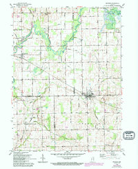 Download a high-resolution, GPS-compatible USGS topo map for Mentone, IN (1994 edition)