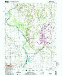 Download a high-resolution, GPS-compatible USGS topo map for Merom, IN (2002 edition)