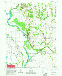 Download a high-resolution, GPS-compatible USGS topo map for Merom, IN (1967 edition)
