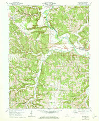 Download a high-resolution, GPS-compatible USGS topo map for Metamora, IN (1973 edition)