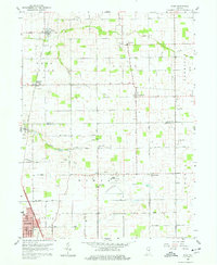 preview thumbnail of historical topo map of Howard County, IN in 1959