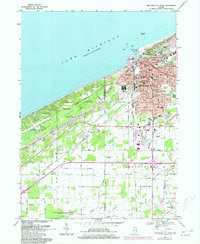 Download a high-resolution, GPS-compatible USGS topo map for Michigan City West, IN (1981 edition)