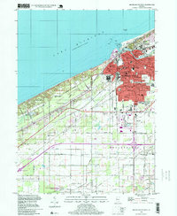 Download a high-resolution, GPS-compatible USGS topo map for Michigan City West, IN (1999 edition)