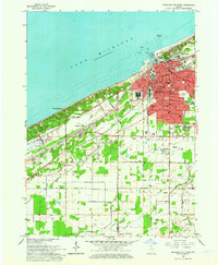 Download a high-resolution, GPS-compatible USGS topo map for Michigan City West, IN (1964 edition)