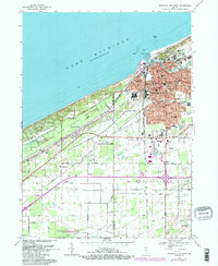 Download a high-resolution, GPS-compatible USGS topo map for Michigan City West, IN (1989 edition)