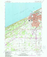 Download a high-resolution, GPS-compatible USGS topo map for Michigan City West, IN (1989 edition)