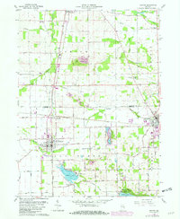 preview thumbnail of historical topo map of Milford, IN in 1962