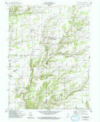 Download a high-resolution, GPS-compatible USGS topo map for Millhousen, IN (1993 edition)