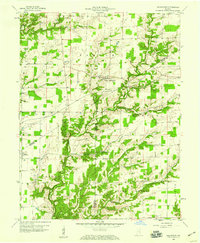 Download a high-resolution, GPS-compatible USGS topo map for Millhousen, IN (1977 edition)