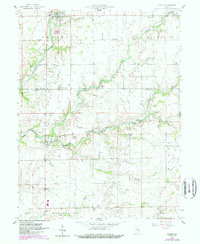 Download a high-resolution, GPS-compatible USGS topo map for Milroy, IN (1988 edition)
