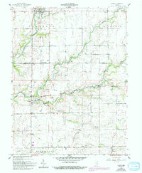 Download a high-resolution, GPS-compatible USGS topo map for Milroy, IN (1993 edition)