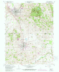 Download a high-resolution, GPS-compatible USGS topo map for Mitchell, IN (1989 edition)