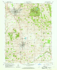 Download a high-resolution, GPS-compatible USGS topo map for Mitchell, IN (1961 edition)