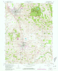 Download a high-resolution, GPS-compatible USGS topo map for Mitchell, IN (1981 edition)