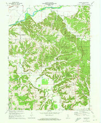 Download a high-resolution, GPS-compatible USGS topo map for Modesto, IN (1972 edition)