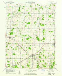 Download a high-resolution, GPS-compatible USGS topo map for Modoc, IN (1961 edition)