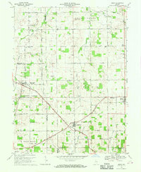 Download a high-resolution, GPS-compatible USGS topo map for Modoc, IN (1970 edition)