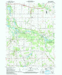 Download a high-resolution, GPS-compatible USGS topo map for Mongo, IN (1993 edition)