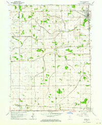 Download a high-resolution, GPS-compatible USGS topo map for Monon, IN (1964 edition)