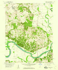 Download a high-resolution, GPS-compatible USGS topo map for Monroe City, IN (1959 edition)