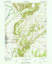 Download a high-resolution, GPS-compatible USGS topo map for Montezuma, IN (1957 edition)