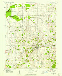Download a high-resolution, GPS-compatible USGS topo map for Montgomery, IN (1958 edition)