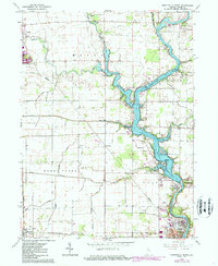Download a high-resolution, GPS-compatible USGS topo map for Monticello North, IN (1986 edition)