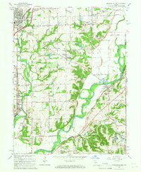 Download a high-resolution, GPS-compatible USGS topo map for Mooresville East, IN (1976 edition)