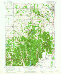 Download a high-resolution, GPS-compatible USGS topo map for Mooresville West, IN (1966 edition)