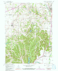 Download a high-resolution, GPS-compatible USGS topo map for Mooresville West, IN (1991 edition)