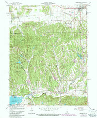 Download a high-resolution, GPS-compatible USGS topo map for Morgantown, IN (1987 edition)