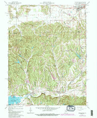 preview thumbnail of historical topo map of Morgantown, IN in 1961