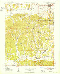1950 Map of Morgantown, IN