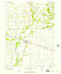 Download a high-resolution, GPS-compatible USGS topo map for Morristown, IN (1957 edition)