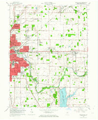 Download a high-resolution, GPS-compatible USGS topo map for Muncie East, IN (1964 edition)