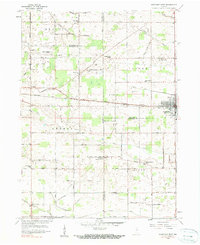 Download a high-resolution, GPS-compatible USGS topo map for Nappanee West, IN (1984 edition)