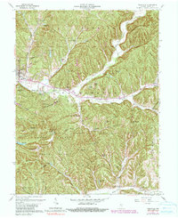 Download a high-resolution, GPS-compatible USGS topo map for Nashville, IN (1990 edition)