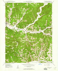 1947 Map of Nashville, 1960 Print