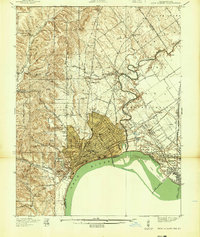 1939 Map of Floyd County, IN