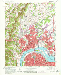 Download a high-resolution, GPS-compatible USGS topo map for New Albany, IN (1972 edition)