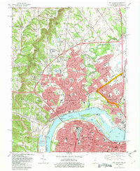 Download a high-resolution, GPS-compatible USGS topo map for New Albany, IN (1982 edition)