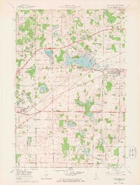 1958 Map of New Carlisle, 1964 Print
