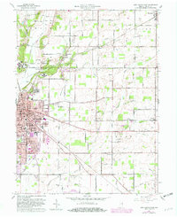 Download a high-resolution, GPS-compatible USGS topo map for New Castle East, IN (1982 edition)