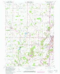 Download a high-resolution, GPS-compatible USGS topo map for New Castle West, IN (1982 edition)