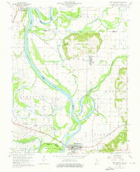 Download a high-resolution, GPS-compatible USGS topo map for New Harmony, IN (1976 edition)