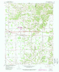 preview thumbnail of historical topo map of New Point, IN in 1961