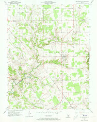 Download a high-resolution, GPS-compatible USGS topo map for New Washington, IN (1957 edition)